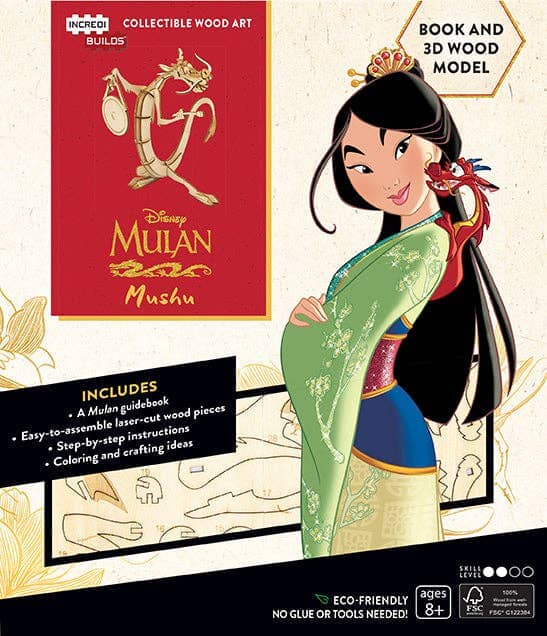 IncrediBuilds: Disney’s Mulan: Mushu Book and 3D Wood Model Insight Editions 
