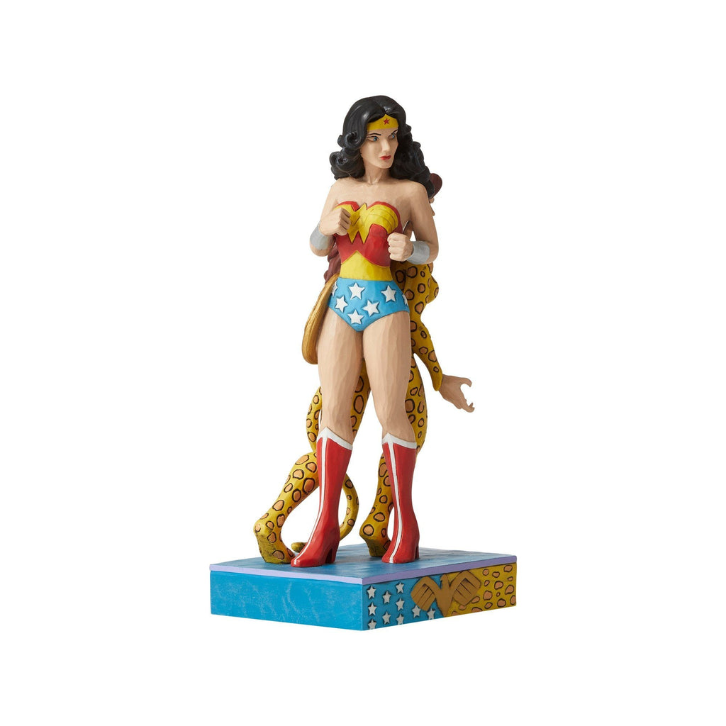 DC COMICS By JIM SHORE - Wonder Woman & Cheetah Collectible Enesco 