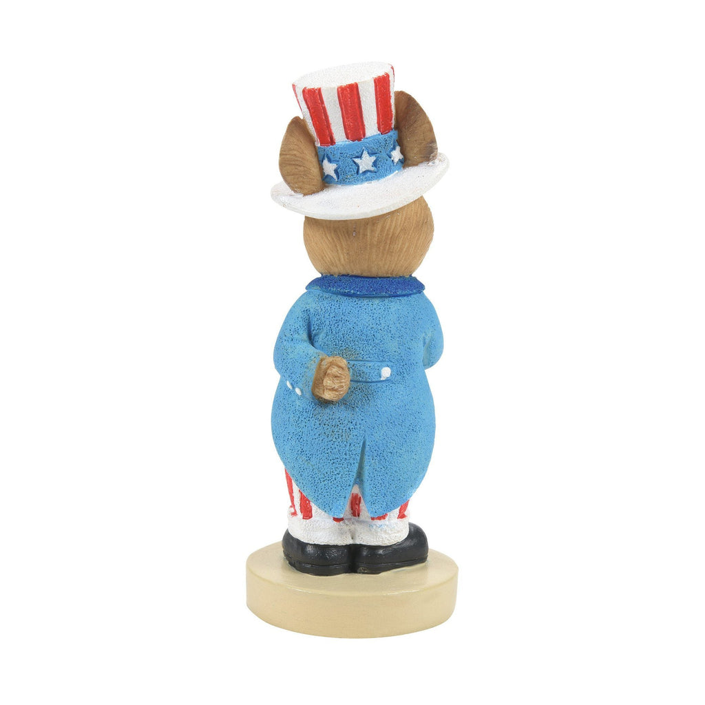 TAILS WITH HEART Uncle Sam Mouse Collectible Enesco 