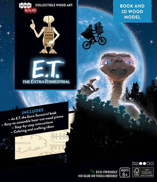IncrediBuilds: E.T. the Extra-Terrestrial Book and 3D Wood Model Insight Editions 