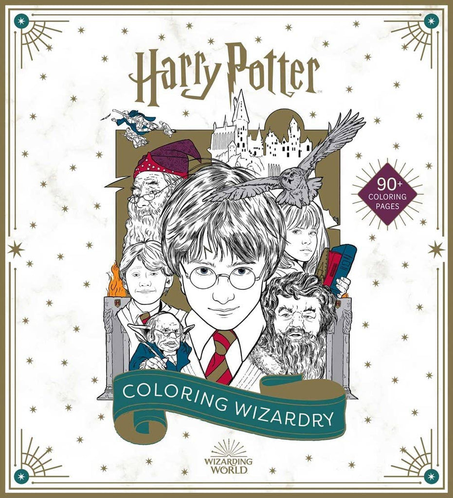 Harry Potter: Coloring Wizardry (90 pages of Coloring!) Insight Editions 