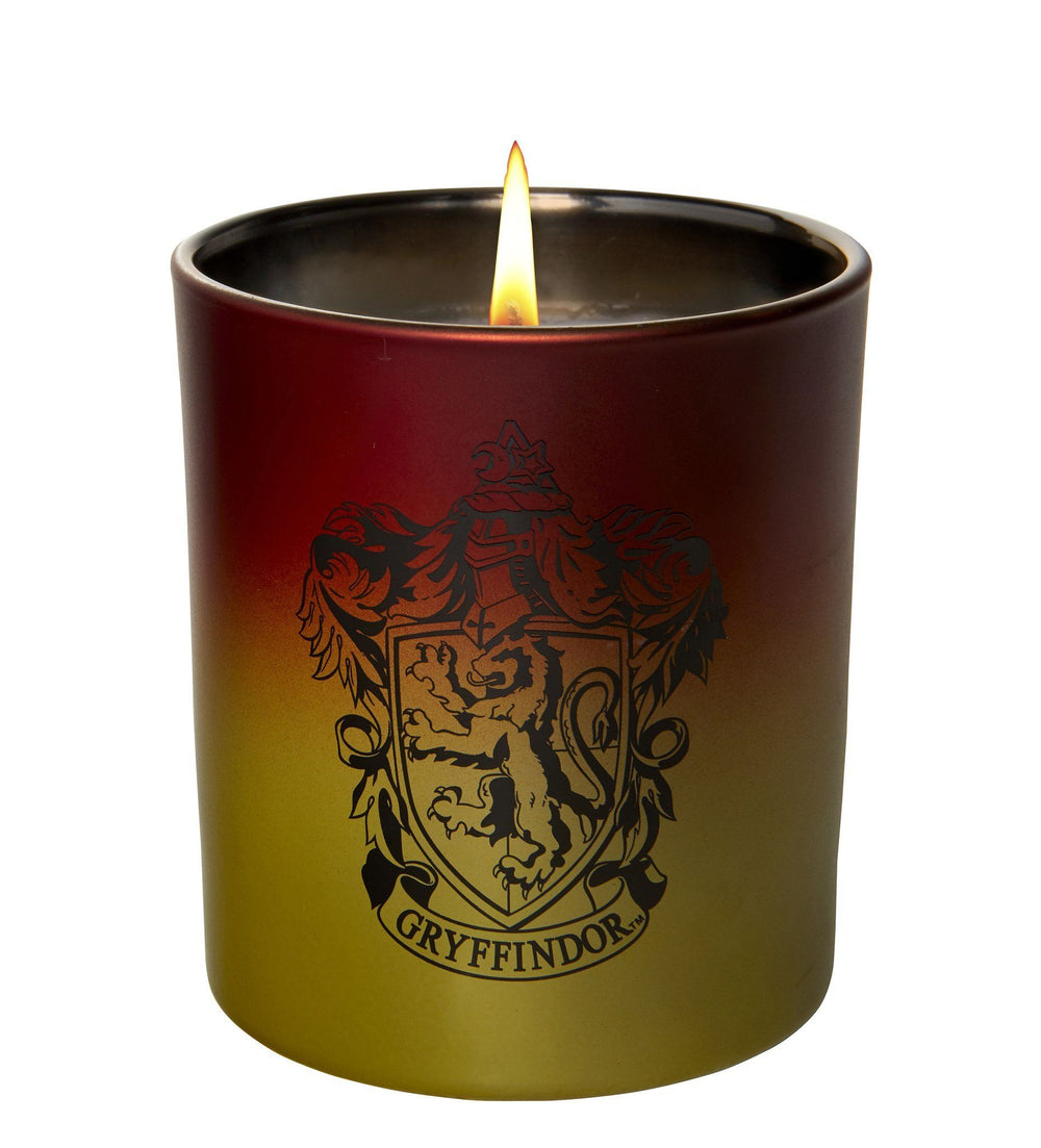 HARRY POTTER - Gryffindor Glass Candle Candle Insight Editions 