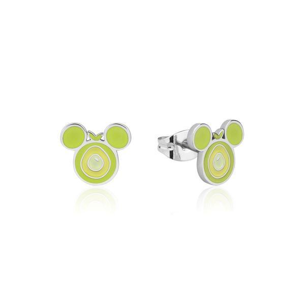 COUTURE KINGDOM Disney Mickey Mouse Avocado Enamel Stud Earrings Jewelry Couture Kingdom 