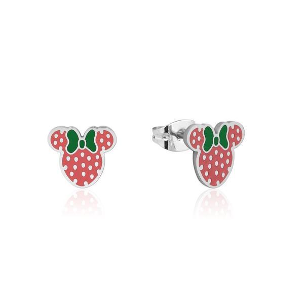 COUTURE KINGDOM Disney Minnie Mouse Strawberry Enamel Stud Earrings Jewelry Couture Kingdom 