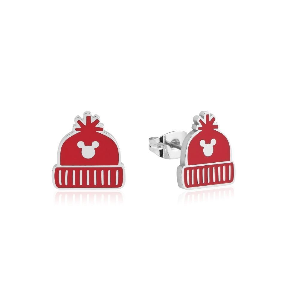 COUTURE KINGDOM x Disney Mickey Mouse Holiday Beanie Stud Earrings Earrings Couture Kingdom 