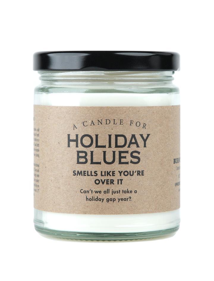 WHISKEY RIVER SOAP CO - Holiday Candle - Holiday Blues Candle Whiskey River Soap Co 