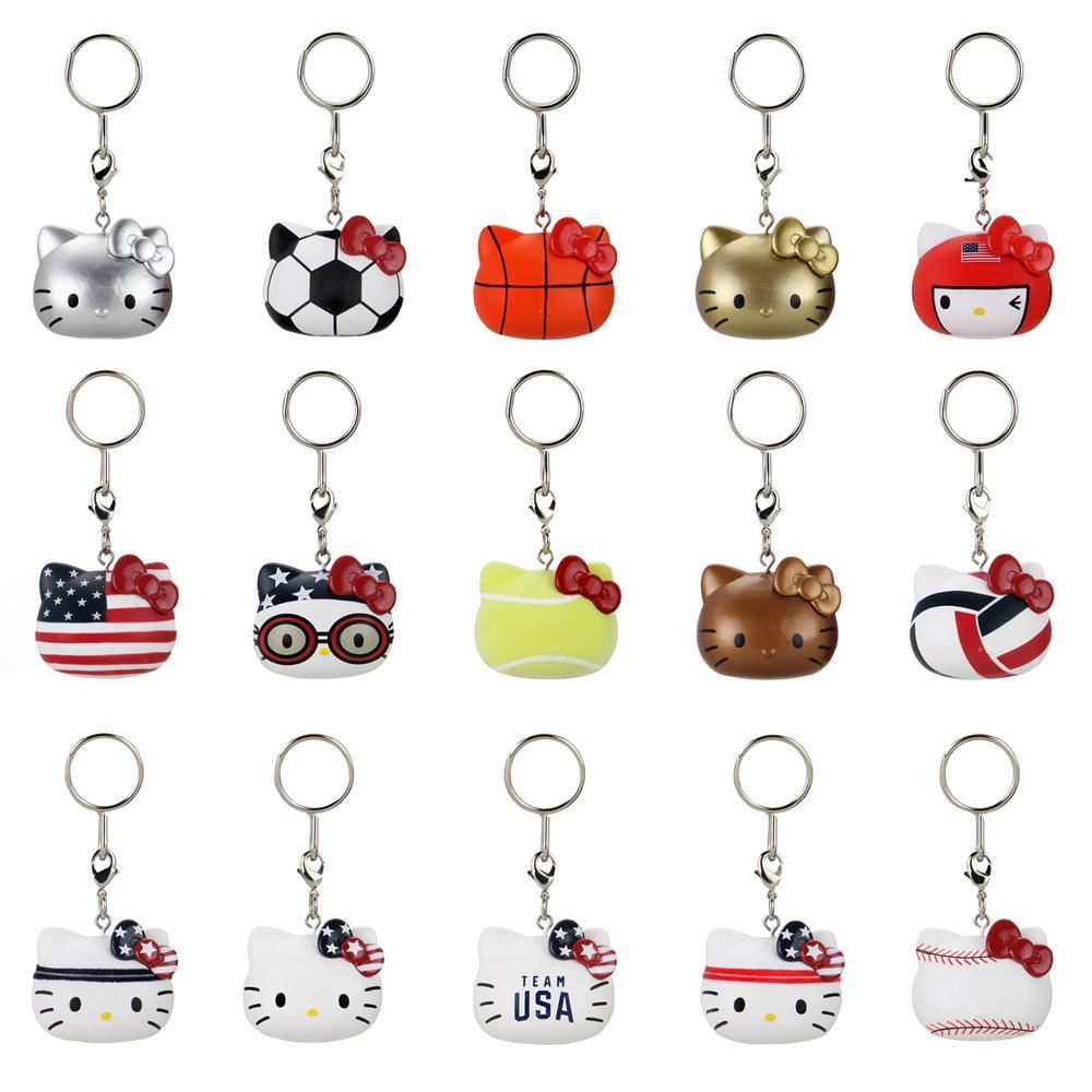 SANRIO Hello Kitty Team USA Keychain Blind Box kidrobot 