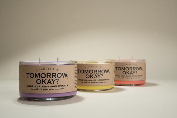 WHISKEY RIVER SOAP CO - Tomorrow, OK? Duo Candle Whiskey River Soap Co 