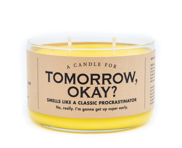 WHISKEY RIVER SOAP CO - Tomorrow, OK? Duo Candle Whiskey River Soap Co Candle 