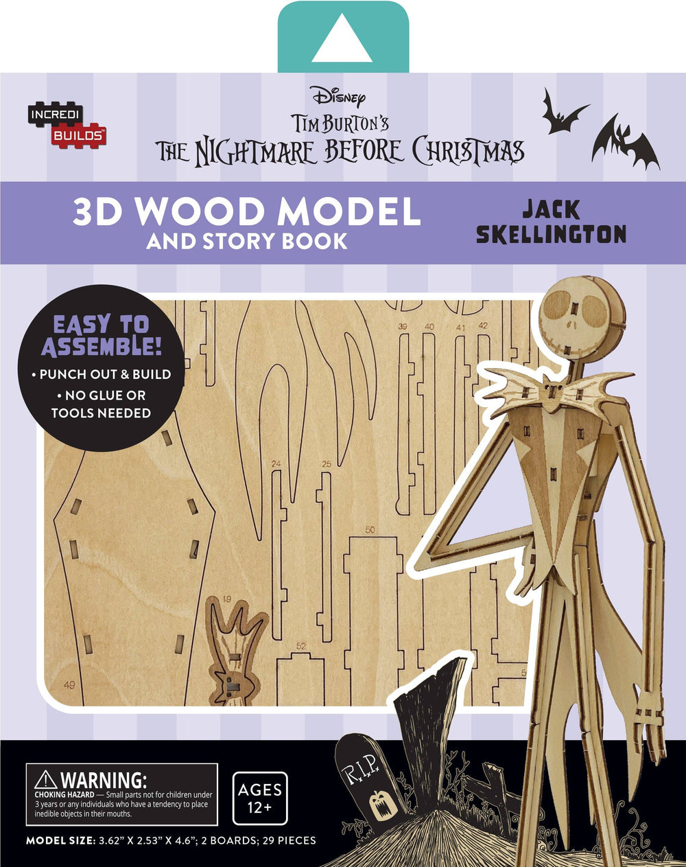 IncrediBuilds: Nightmare Before Christmas: Jack Skellington Insight Editions 